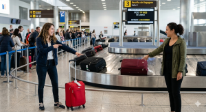 no aeroporto esta mala é minha
